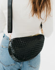 Romee Woven Saddle Bag - My Pampered Life Seattle