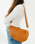 Romee Woven Saddle Bag - My Pampered Life Seattle