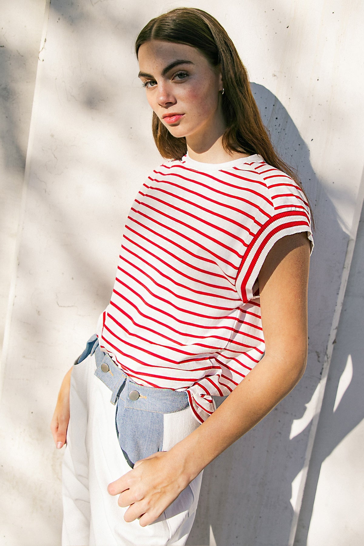 Flying Tomato Driftwood Daydreams Knit Top