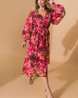 Flying Tomato Work of Art Woven Midi Dress