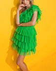 Flying Tomato Stunning Soiree Tulle Mini Dress