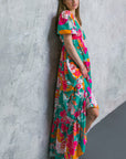 Flying Tomato Summer Stroll Woven Maxi Dress