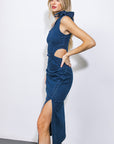 Flying Tomato Ball of Joy Denim Midi Dress