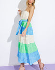 Flying Tomato Take Me To Cabo Woven Midi Dress