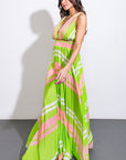 Flying Tomato A Quick Trip Woven Maxi Dress