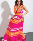 Flying Tomato A Quick Trip Woven Maxi Dress