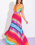 Flying Tomato Shore Vacays Woven Maxi Dress