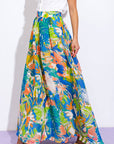 Flying Tomato Coastal Chic Woven Maxi Skirt