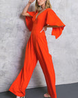 Flying Tomato Raised on Promises Stars Woven Jumpsuit