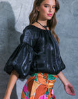 Flying Tomato Simply Favored Woven Top