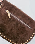 Sabrina Studded Suede Bum Bag