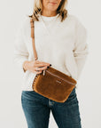 Sabrina Studded Suede Bum Bag