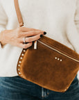 Sabrina Studded Suede Bum Bag