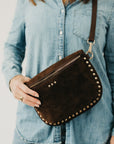 Sabrina Studded Suede Bum Bag