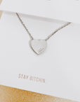 Salty Heart Gift Necklace - WATERPROOF