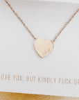 Salty Heart Gift Necklace - WATERPROOF