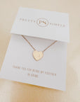 Salty Heart Gift Necklace - WATERPROOF