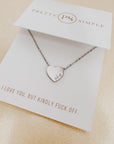 Salty Heart Gift Necklace - WATERPROOF