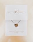 Salty Heart Gift Necklace - WATERPROOF