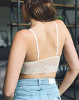 Floral Lace Strappy Front Bralette