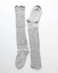 Shell Stitch Knit Crew Socks – Cozy Textured Boot Socks