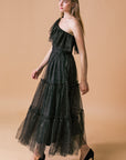 Flying Tomato Get To The Point Tulle Midi Dress