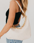 Sienna Slouchy Woven Shoulder Bag - My Pampered Life Seattle