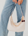 Sienna Slouchy Woven Shoulder Bag - My Pampered Life Seattle
