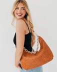 Sienna Slouchy Woven Shoulder Bag - My Pampered Life Seattle