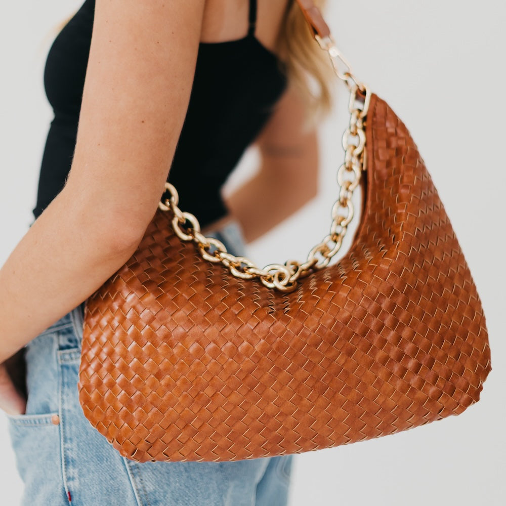 Sienna Slouchy Woven Shoulder Bag