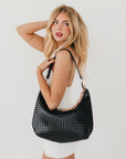 Sienna Slouchy Woven Shoulder Bag - My Pampered Life Seattle