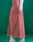 Flying Tomato Perfect Pick Corduroy Midi Skirt