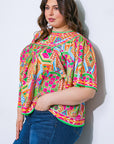 Flying Tomato Sparkly Energy Woven Top