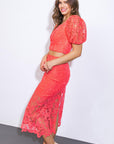 Unforgettable Icon Woven Top and Skirt Set