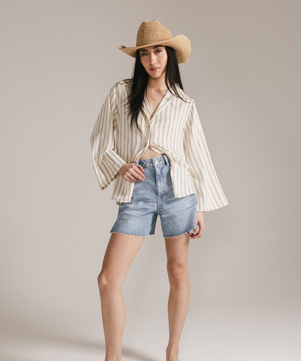 GIGI PIP | Ames Packable Straw Cowboy Hat