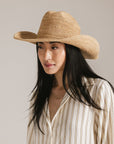 GIGI PIP | Ames Packable Straw Cowboy Hat