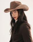 GIGI PIP | Ames Packable Straw Cowboy Hat