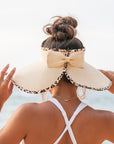 Leopard Trim Foldable Bow Visors