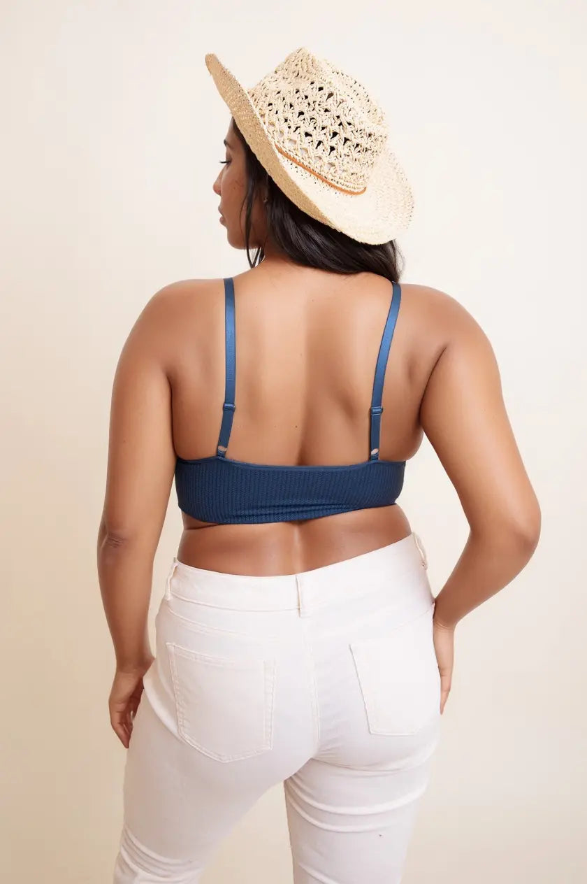 Plus Size Lace Trim Brami