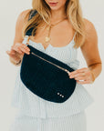Suede Westlyn Woven Bum Bag