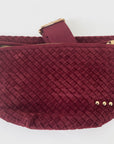Suede Westlyn Woven Bum Bag