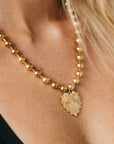 Sunburst Heart Love Pendant Necklace - WATERPROOF