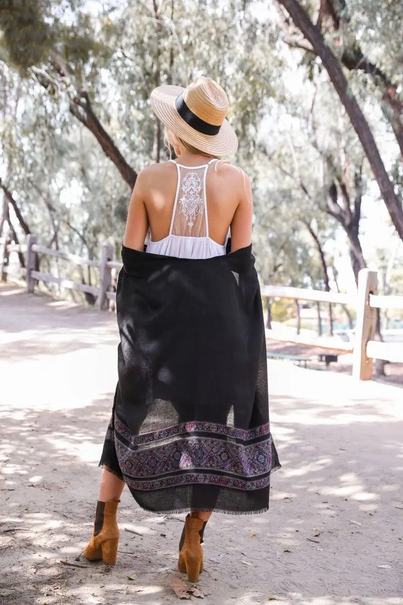 Tattoo Lace Back Layering Slip Dress