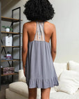 Tattoo Lace Back Layering Slip Dress
