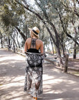 Tattoo Lace Back Layering Slip Dress