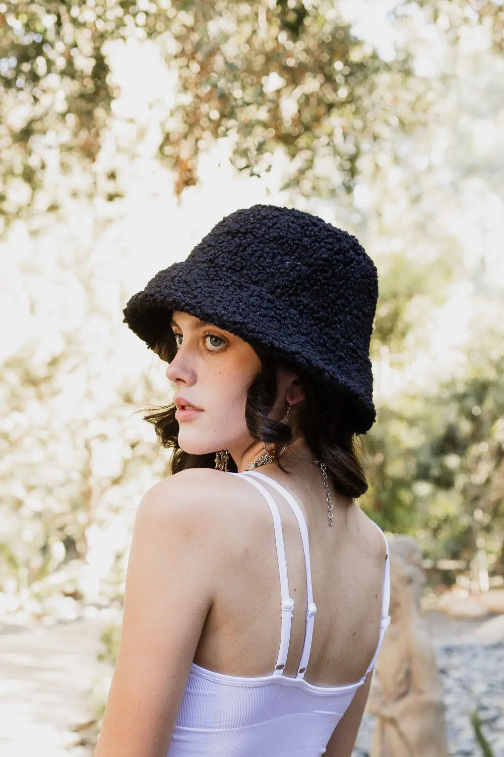 Reversible Teddy & Suede Bucket Hat