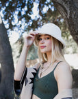 Reversible Teddy & Suede Bucket Hat