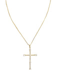 Tom'e Cz Cross Necklace