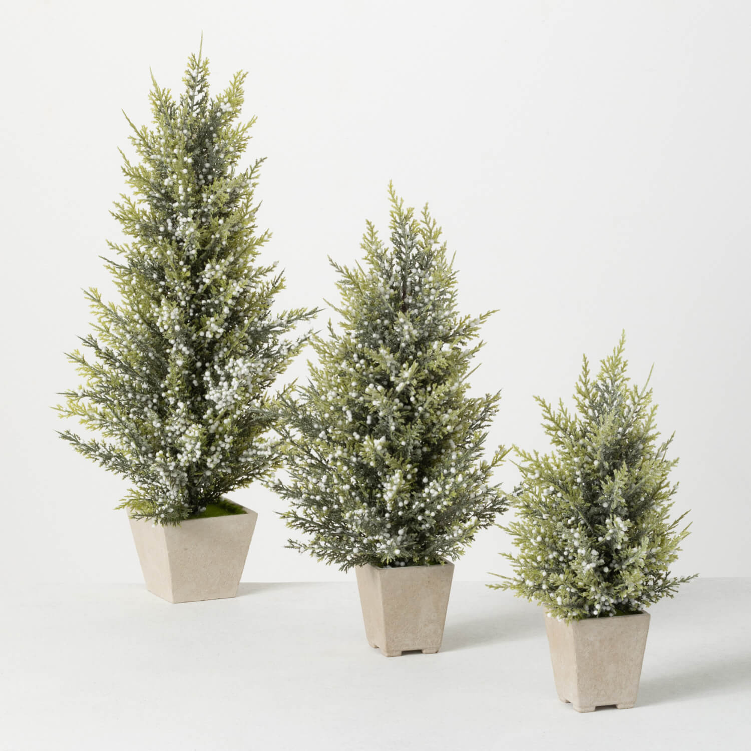 Potted Pine &amp; Berry Tree Set - Online Only