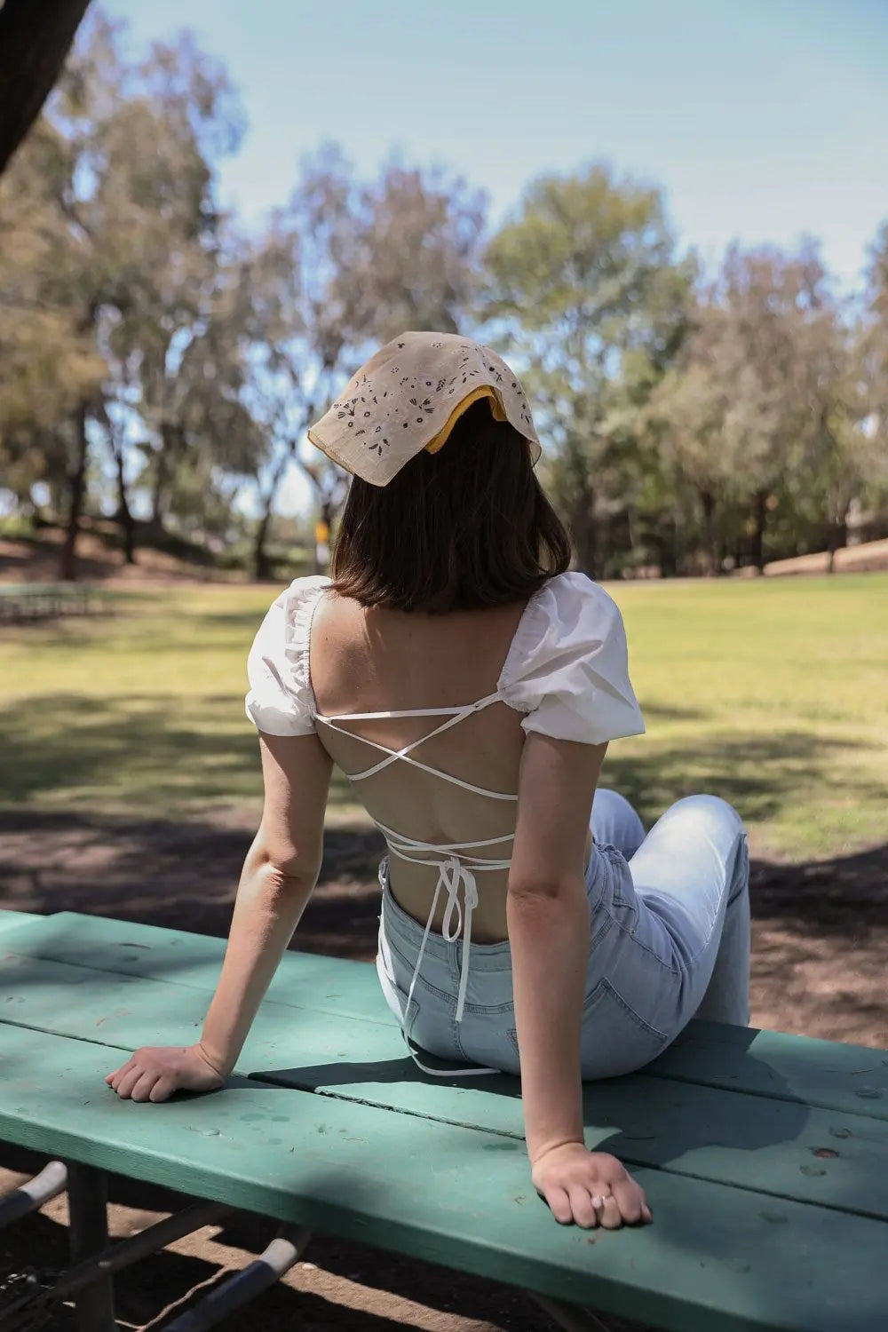 Two-Tone Western Hair Scarf & Bandana